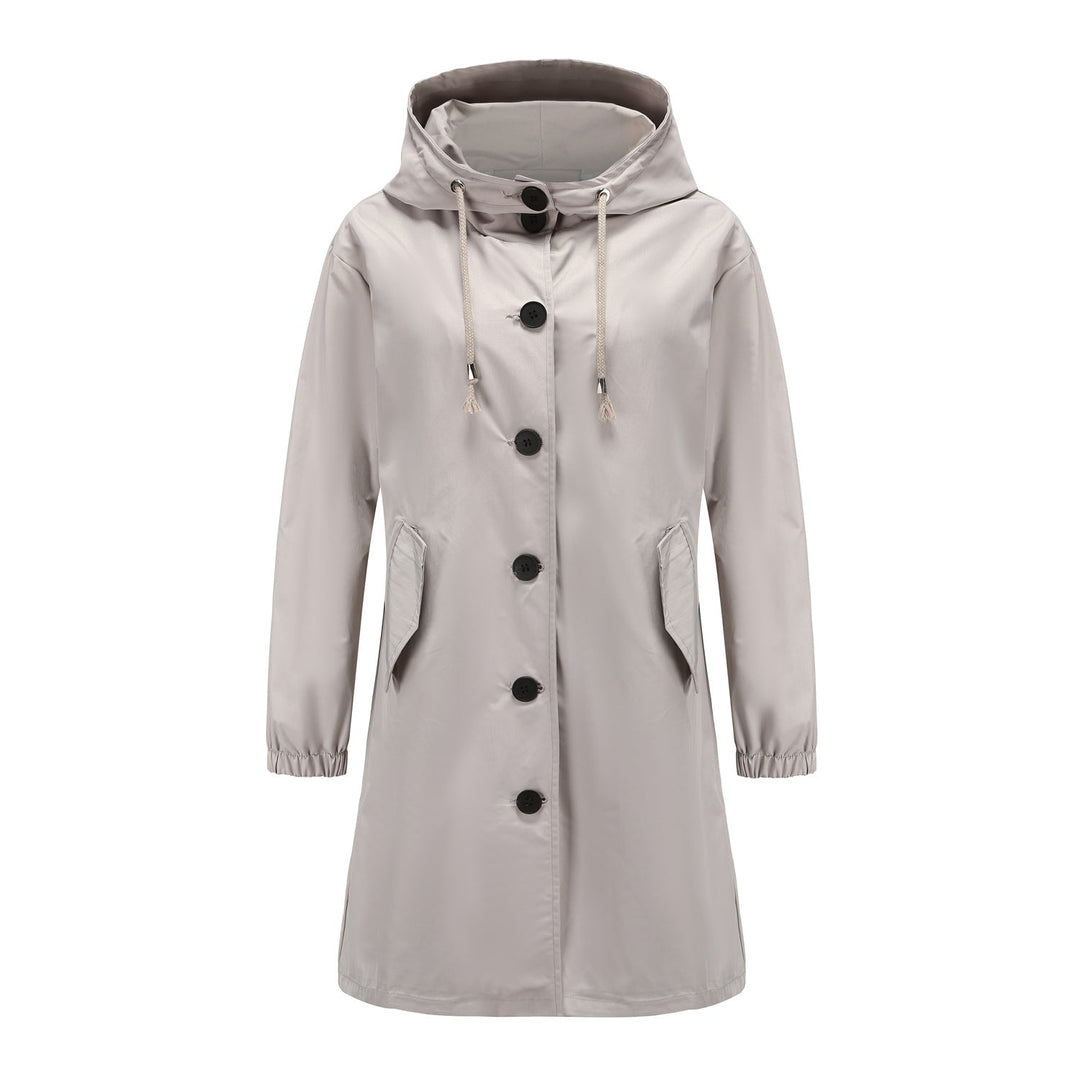 Damen Leichte Regenjacke mit Kapuze | Windjacke