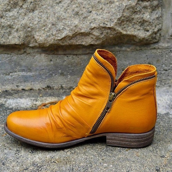 Seitenreißverschluss Winterstiefel Damen | Knöchellang