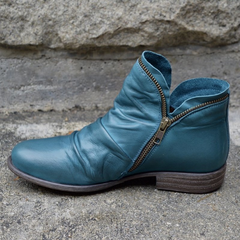 Seitenreißverschluss Winterstiefel Damen | Knöchellang