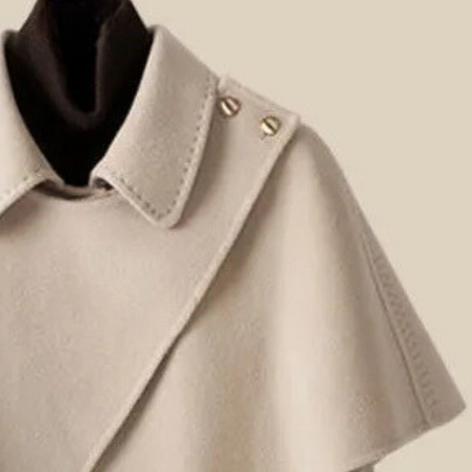 Elisara | Damen-Elegante Jacke mit Kragen | Aprikose