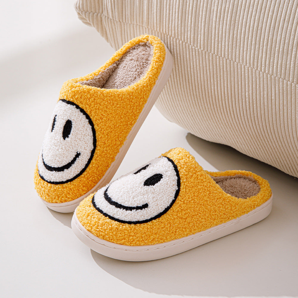 Unisex Smiley Gesicht weiche Hausschuhe | Innen